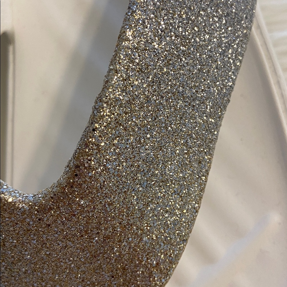 CROCS Women's Glittery Silver Sandals size 9 BNWOT see all photos - Picture 4 of 11